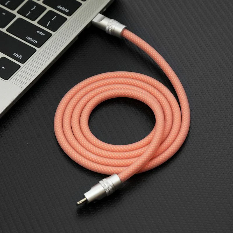 "See Through Chubby" Ultra Soft Transparent Braided Charging Cable - Image 4