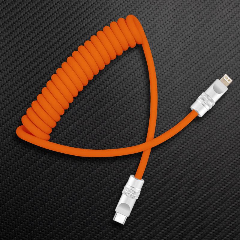 "Soft Chubby" 240W Spring Silicone Fast Charge Cable - Image 13