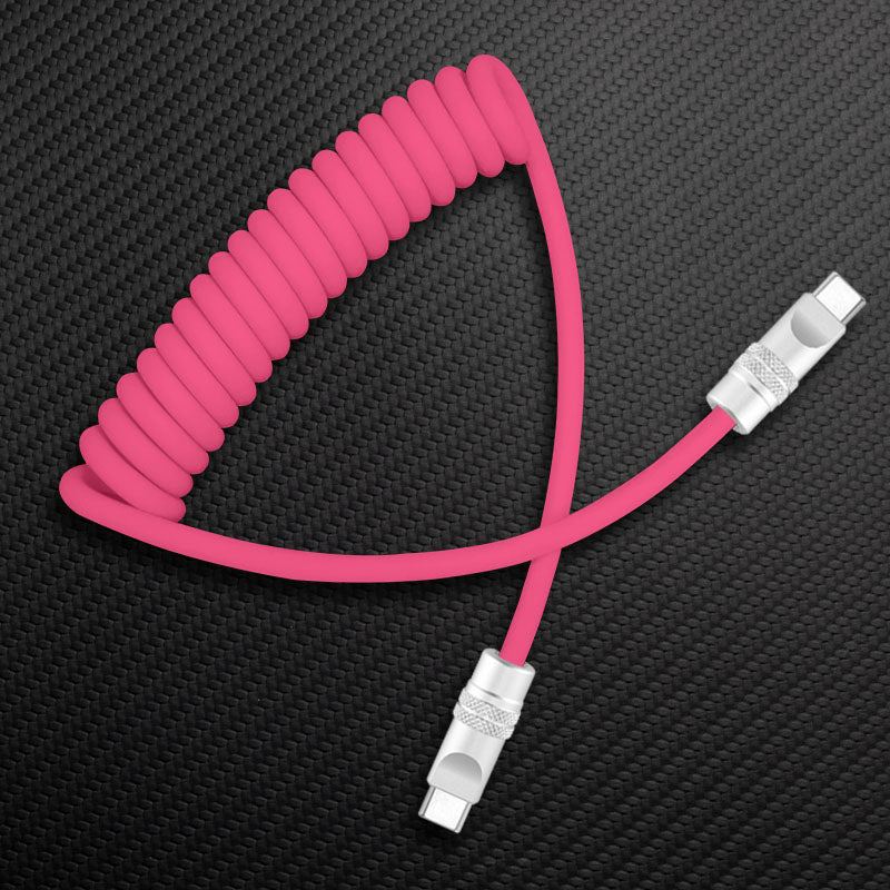 "Soft Chubby" 240W Spring Silicone Fast Charge Cable - Image 15