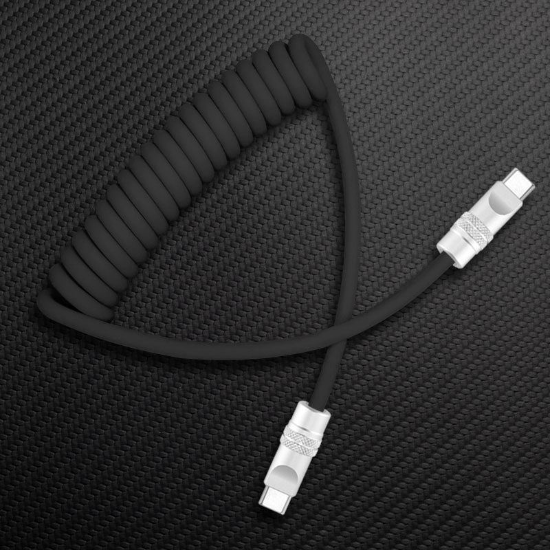"Soft Chubby" 240W Spring Silicone Fast Charge Cable - Image 19