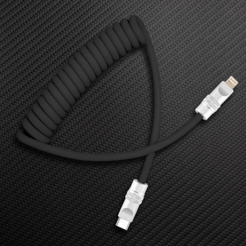 "Soft Chubby" 240W Spring Silicone Fast Charge Cable - Image 21