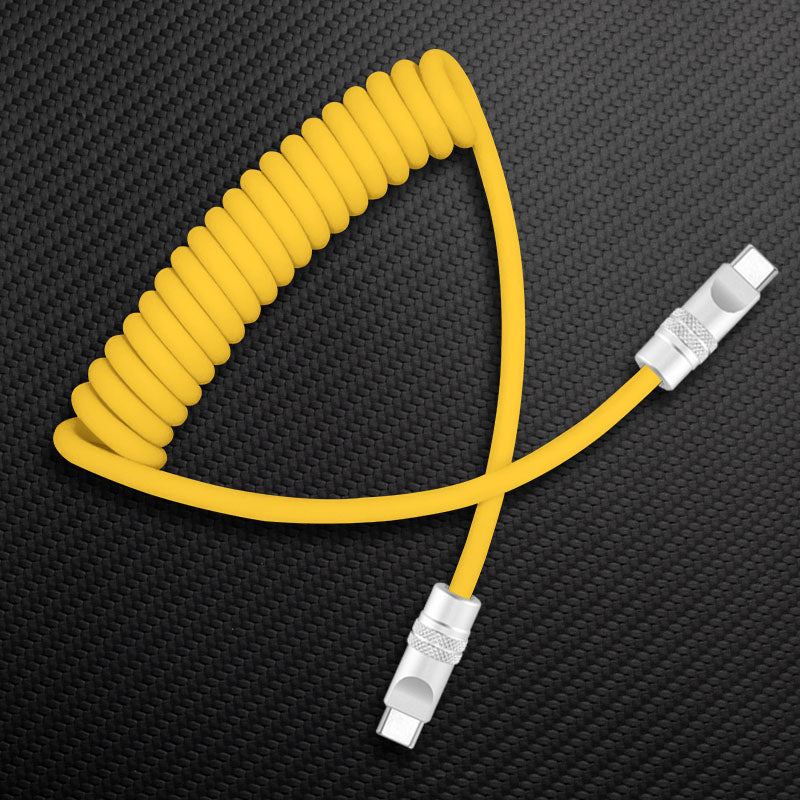 "Soft Chubby" 240W Spring Silicone Fast Charge Cable - Image 23