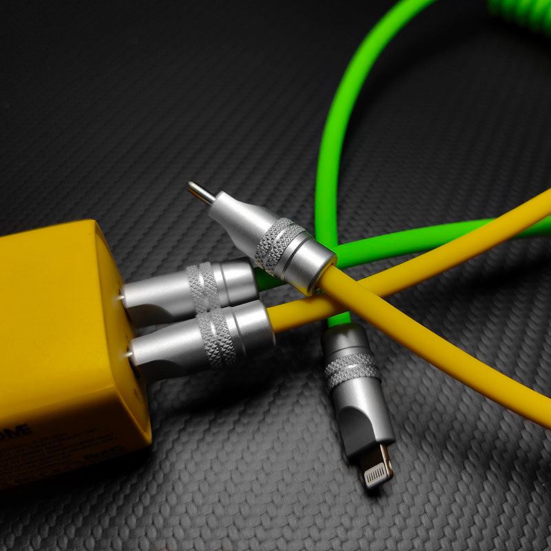 "Soft Chubby" 240W Spring Silicone Fast Charge Cable - Image 3