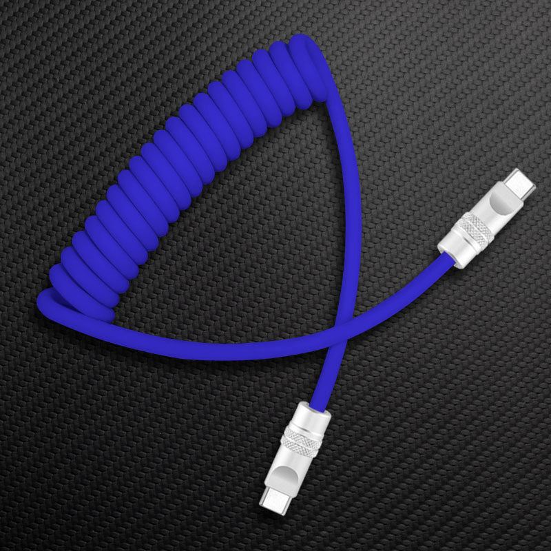"Soft Chubby" 240W Spring Silicone Fast Charge Cable - Image 31