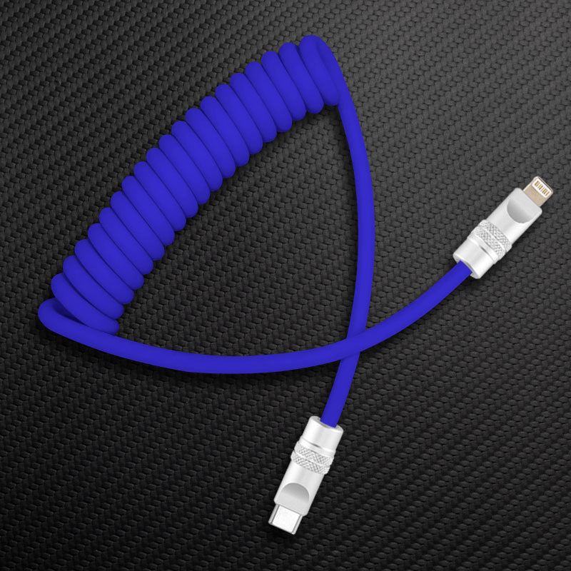 "Soft Chubby" 240W Spring Silicone Fast Charge Cable - Image 33