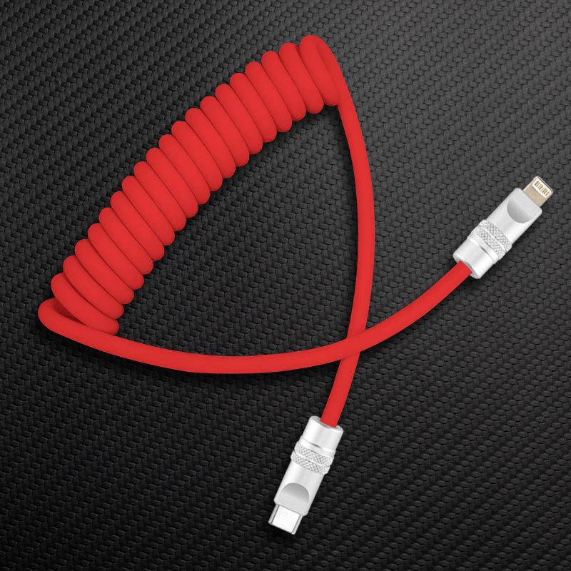 "Soft Chubby" 240W Spring Silicone Fast Charge Cable - Image 37