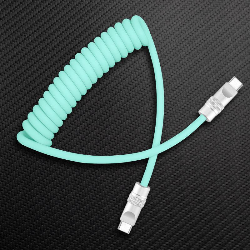 "Soft Chubby" 240W Spring Silicone Fast Charge Cable - Image 39