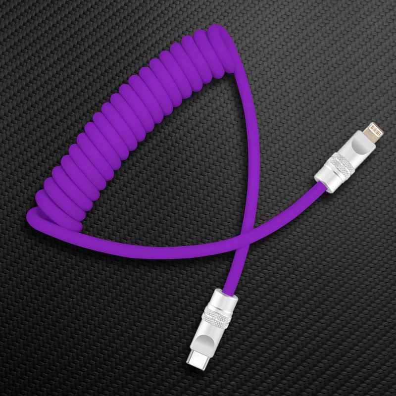"Soft Chubby" 240W Spring Silicone Fast Charge Cable - Image 45