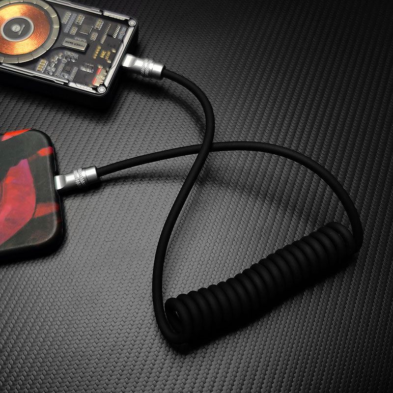 "Soft Chubby" 240W Spring Silicone Fast Charge Cable - Image 5