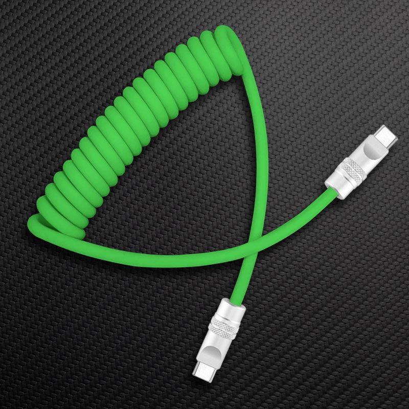 "Soft Chubby" 240W Spring Silicone Fast Charge Cable - Image 7