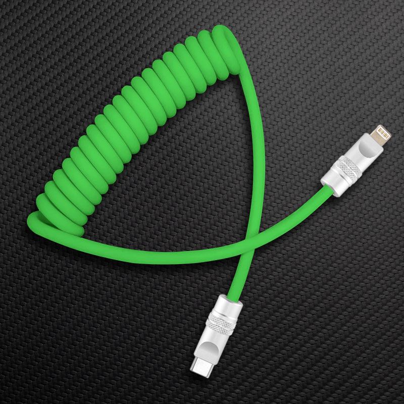 "Soft Chubby" 240W Spring Silicone Fast Charge Cable - Image 9