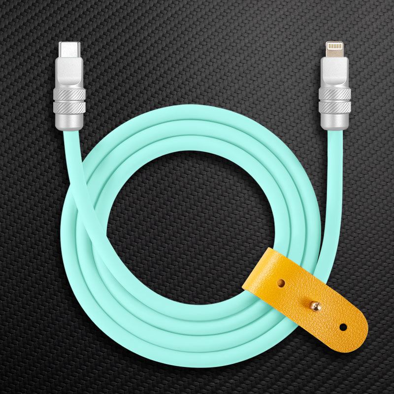"Spiral Exture" 240W Metal Connect Fast Charging Cable - Image 48