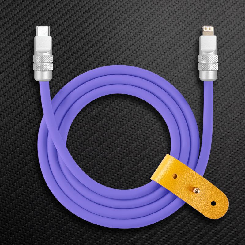"Spiral Exture" 240W Metal Connect Fast Charging Cable - Image 49