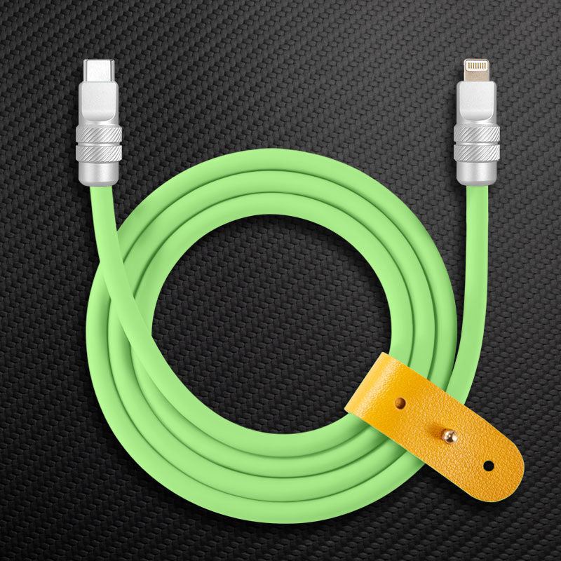 "Spiral Exture" 240W Metal Connect Fast Charging Cable - Image 50