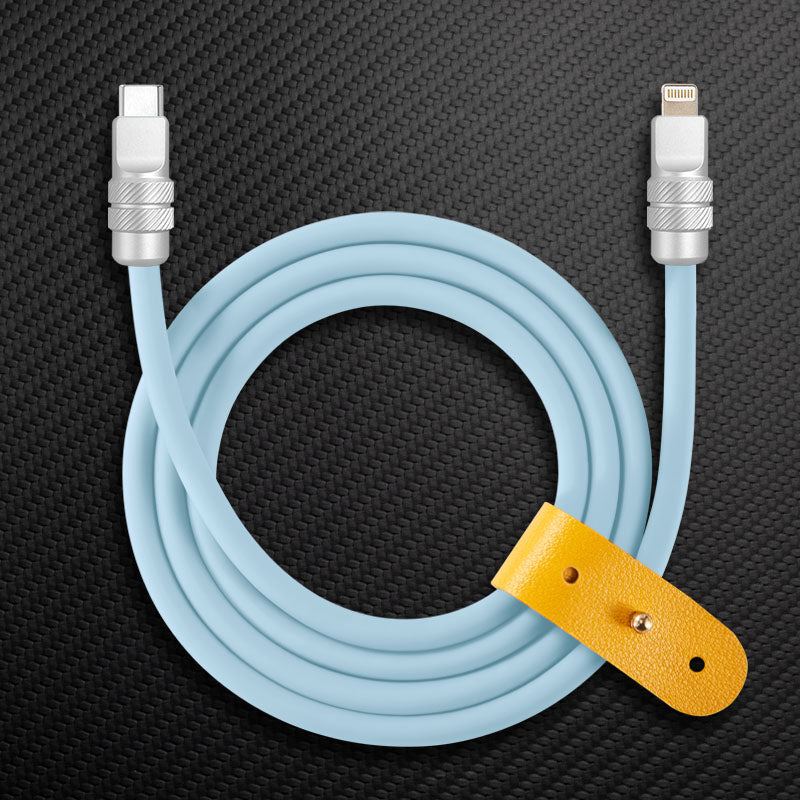 "Spiral Exture" 240W Metal Connect Fast Charging Cable - Image 51