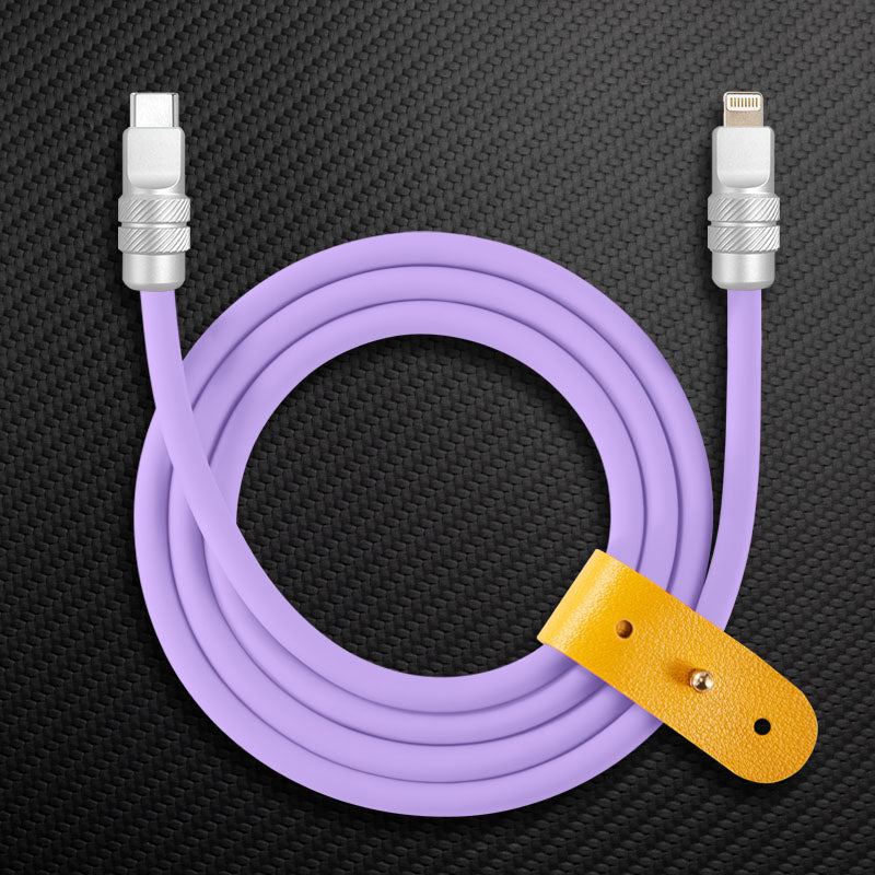"Spiral Exture" 240W Metal Connect Fast Charging Cable - Image 53