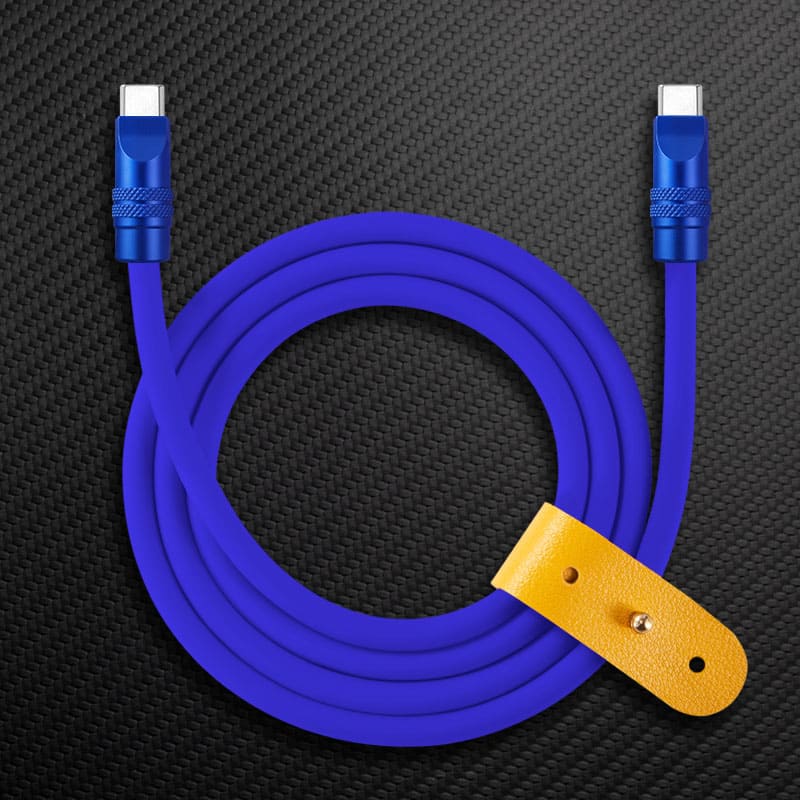 "TechnoGloss" 240W Reflective Shine Charge Cable (C+Lightning) - Image 14