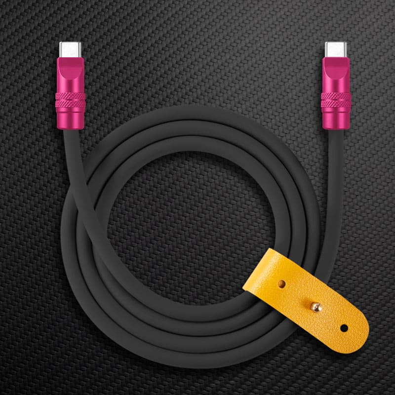 "TechnoGloss" 240W Reflective Shine Charge Cable (C+Lightning) - Image 18