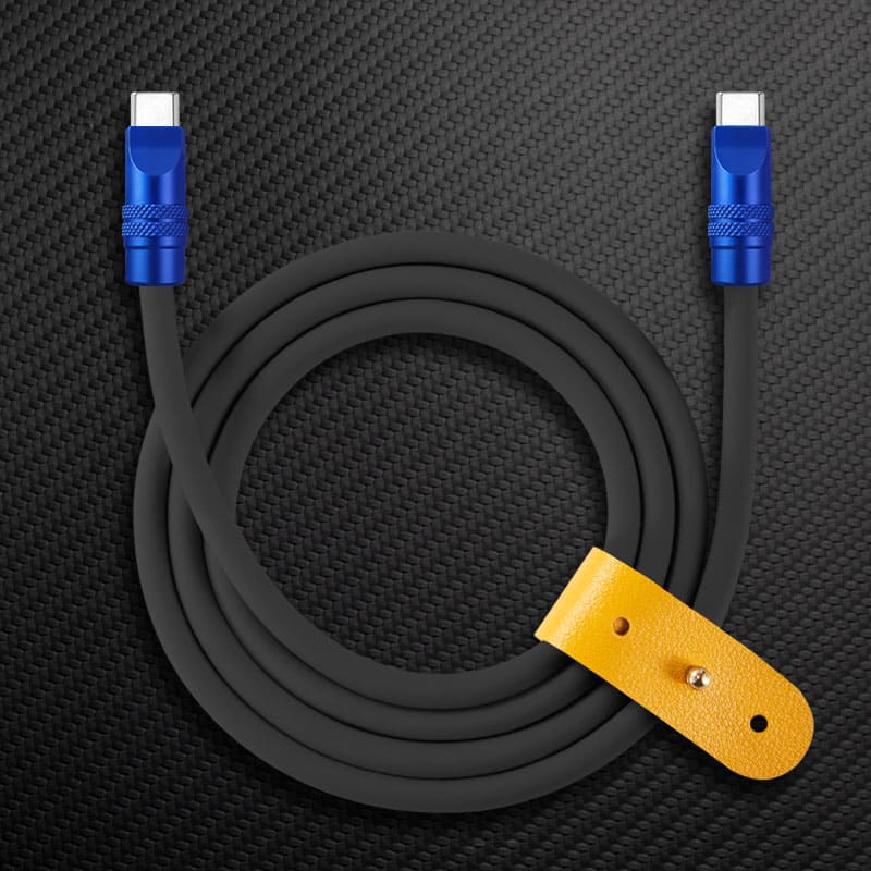 "TechnoGloss" 240W Reflective Shine Charge Cable (C+Lightning) - Image 19
