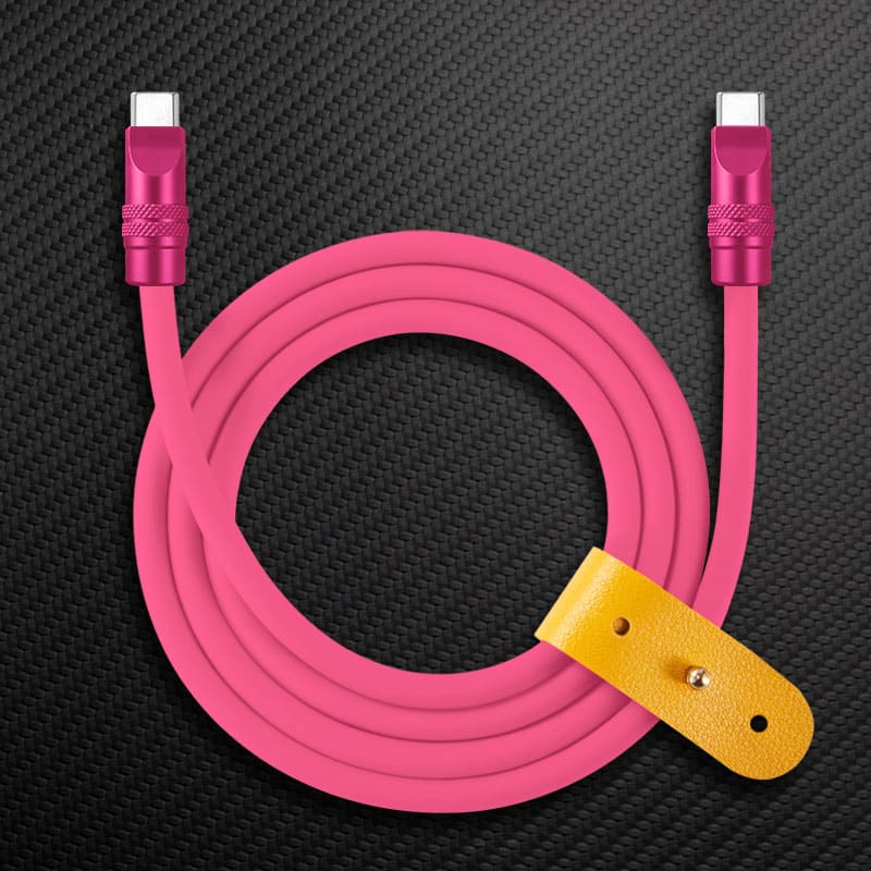 "TechnoGloss" 240W Reflective Shine Charge Cable (C+Lightning) - Image 25
