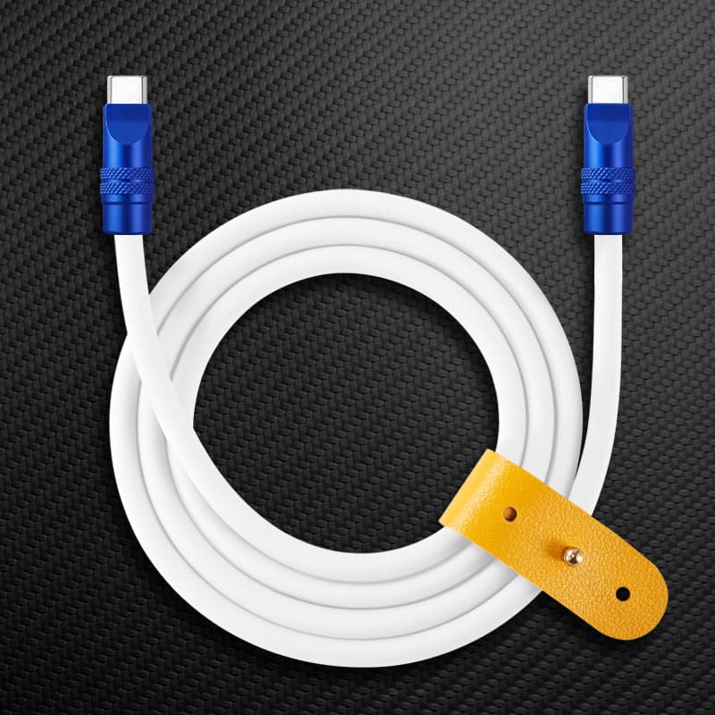 "TechnoGloss" 240W Reflective Shine Charge Cable (C+Lightning) - Image 26