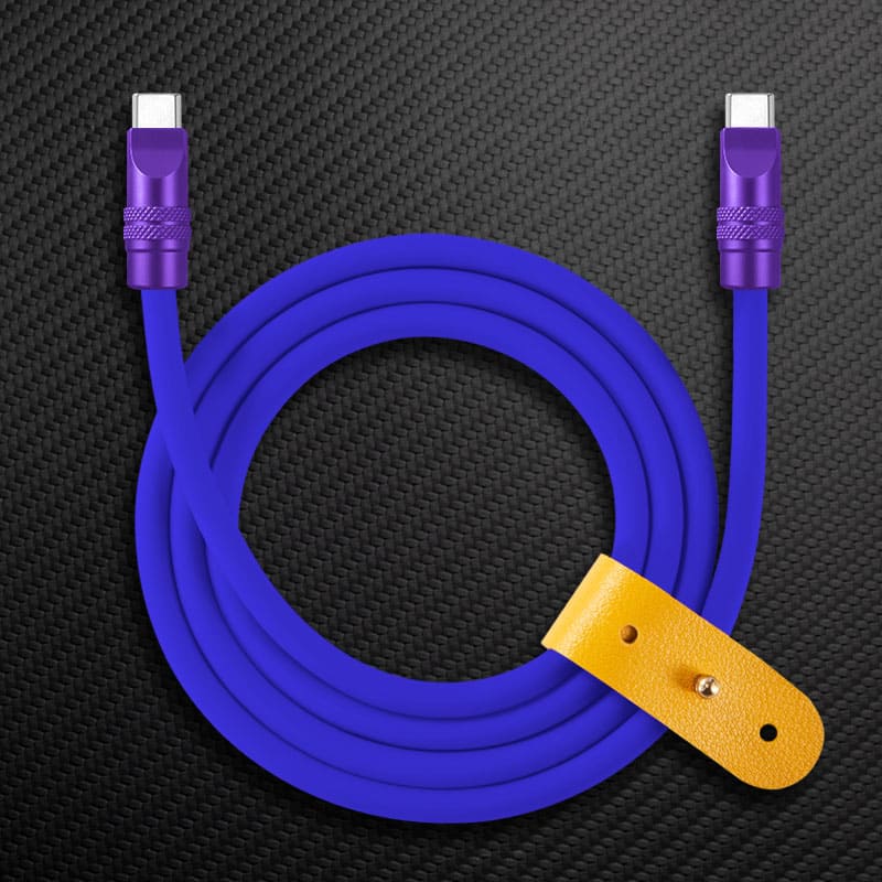 "TechnoGloss" 240W Reflective Shine Charge Cable (C+Lightning) - Image 27