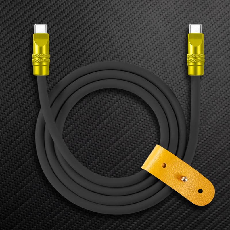 "TechnoGloss" 240W Reflective Shine Charge Cable (C+Lightning) - Image 28