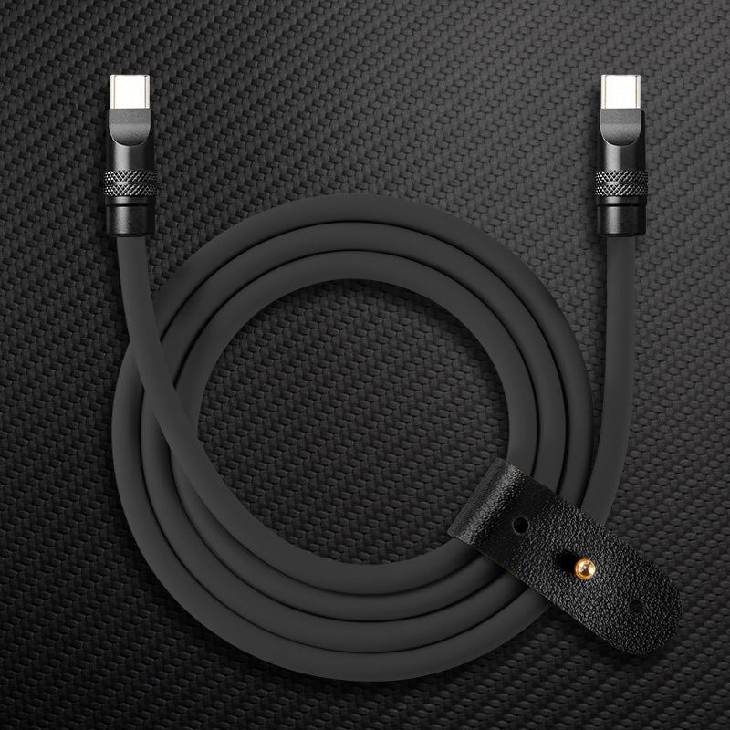 "TechnoGloss" 240W Reflective Shine Charge Cable (C+Lightning) - Image 58