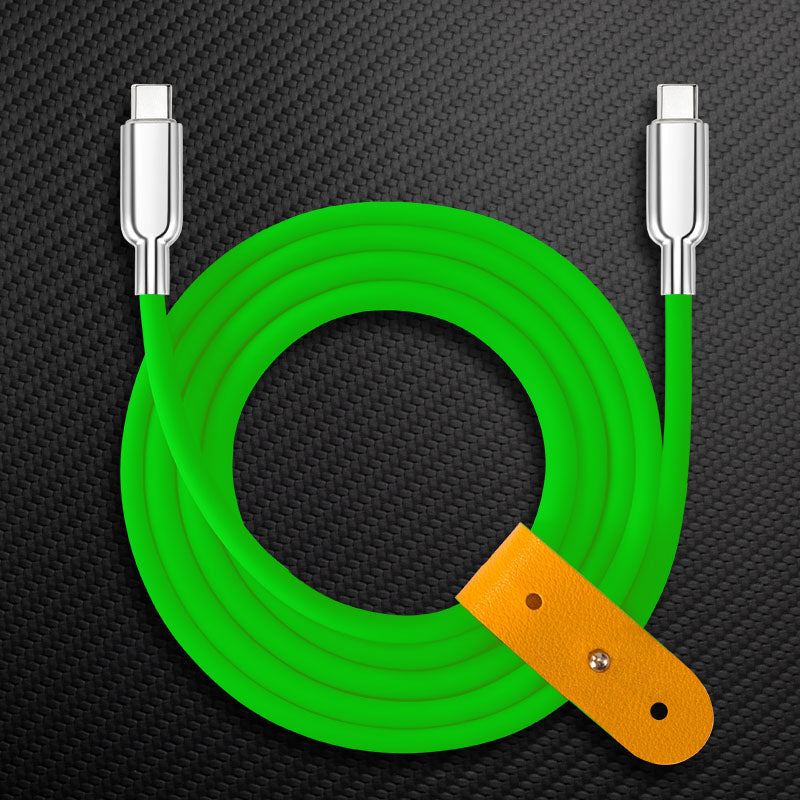 "Thin Chubby" 240W Charging Cable With Mirrored Connector - Image 9