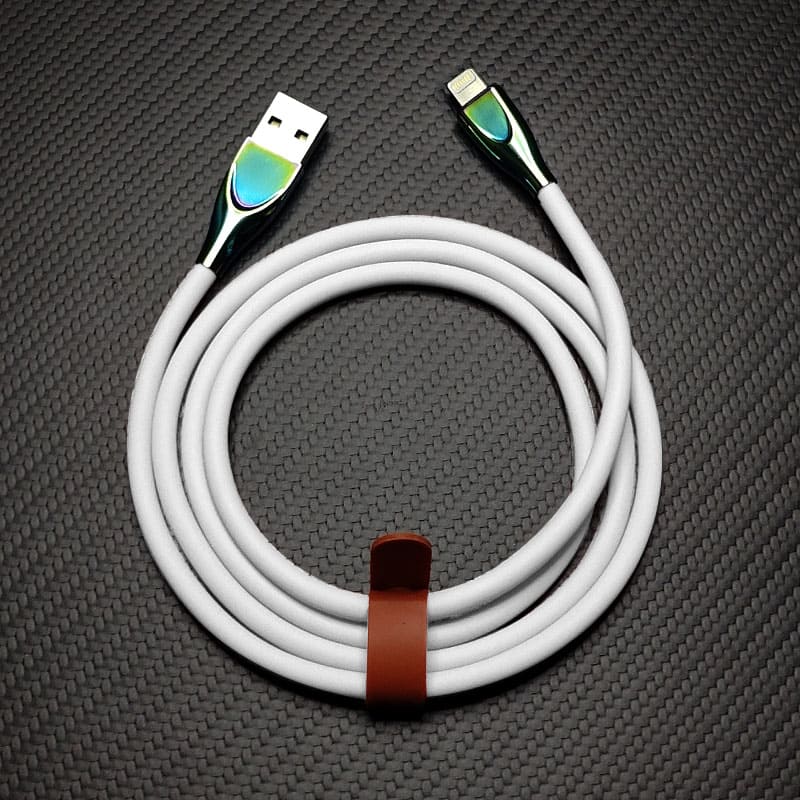 "Thin Chubby" 240W Liquid Silicone Charging Cable With Quenched Colored Connector - Image 18
