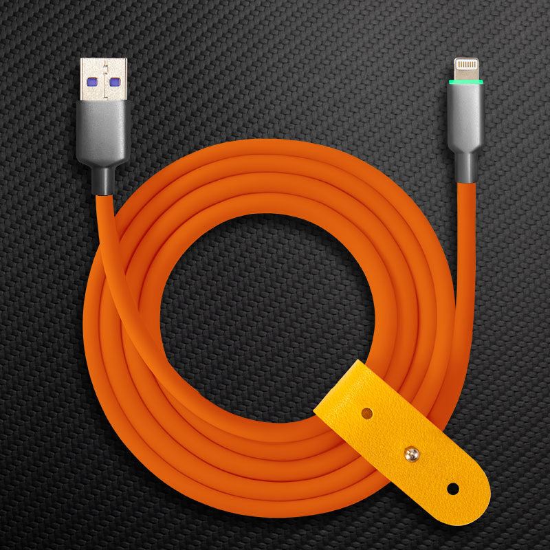 "Thin Chubby" 100W Smart Light Charging Cable With Mirrored & Frosted Connector - Image 28