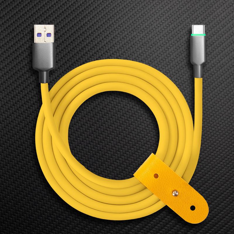"Thin Chubby" 100W Smart Light Charging Cable With Mirrored & Frosted Connector - Image 38