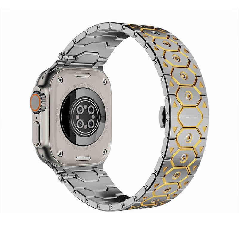 "Elegance Redefined" Luxury Titanium Stainless Steel Band For Apple Watch - Image 11