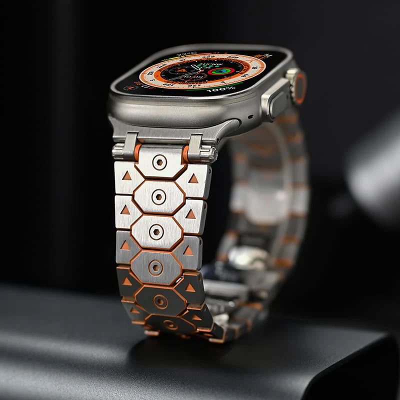 "Elegance Redefined" Luxury Titanium Stainless Steel Band For Apple Watch - Image 3