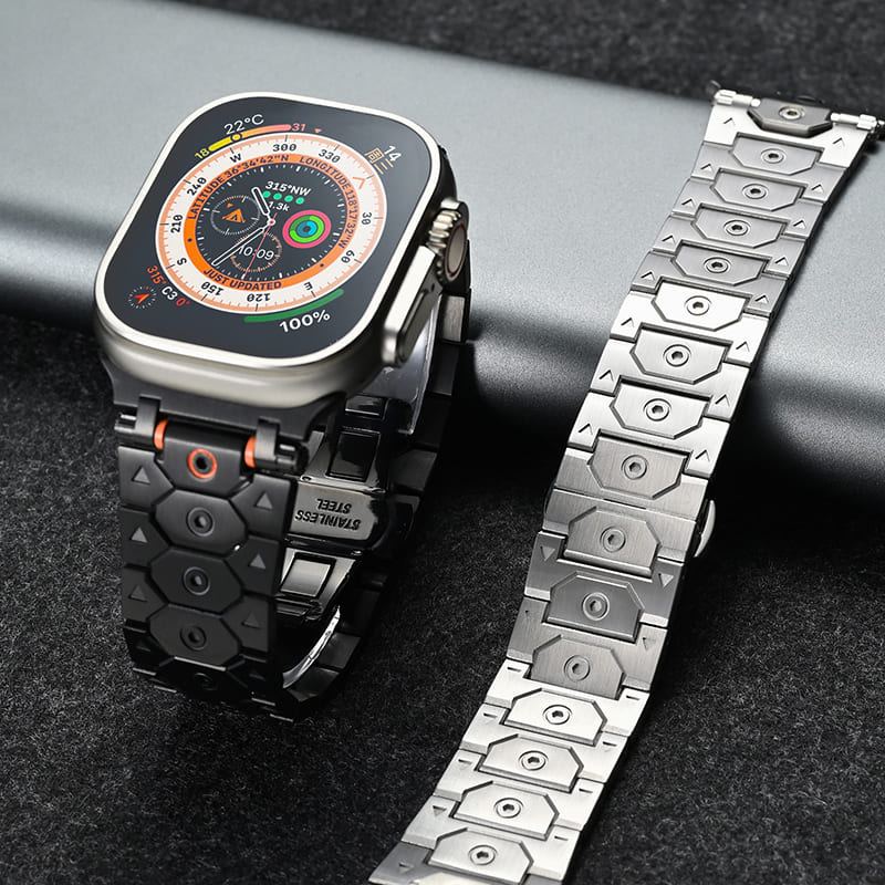 "Elegance Redefined" Luxury Titanium Stainless Steel Band For Apple Watch - Image 7
