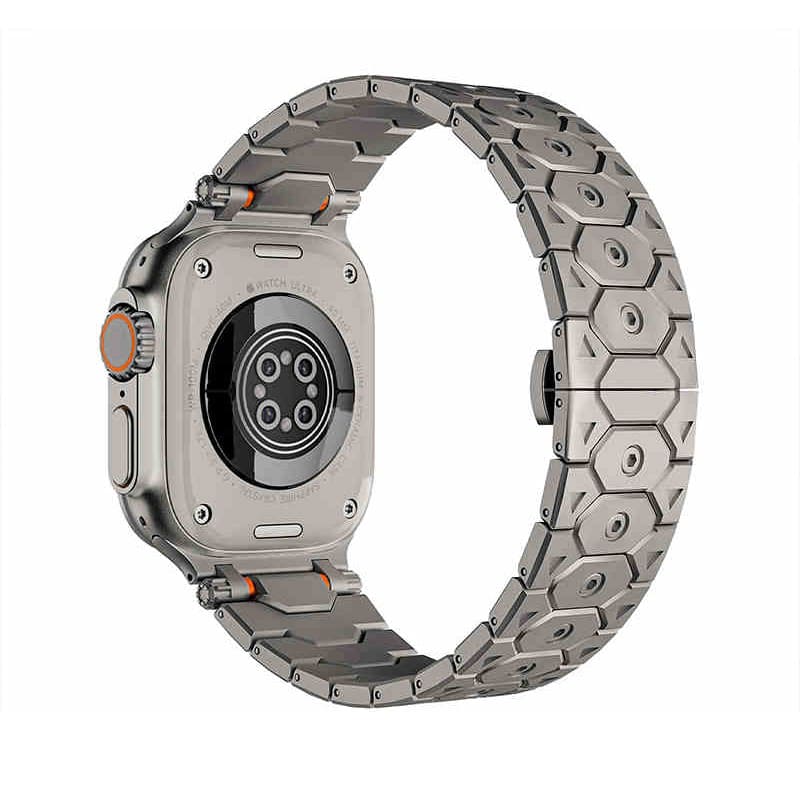 "Elegance Redefined" Luxury Titanium Stainless Steel Band For Apple Watch - Image 8