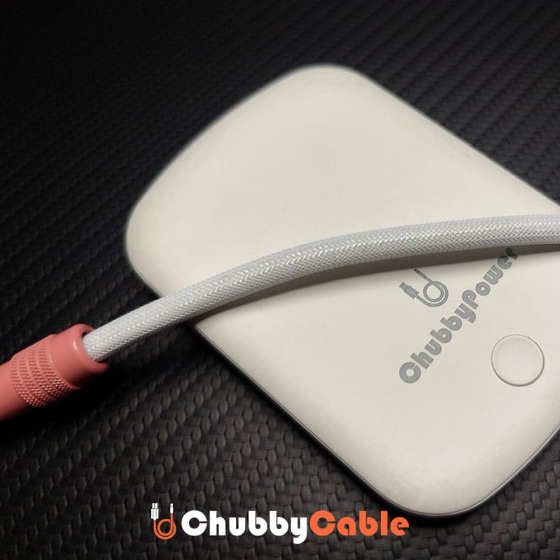 Ultra-Soft Braided 240W Color-Blocked Short Charging Cable - Image 5