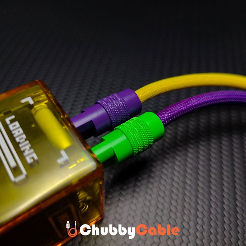 Ultra-Soft Braided 240W Color-Blocked Short Charging Cable - Image 6